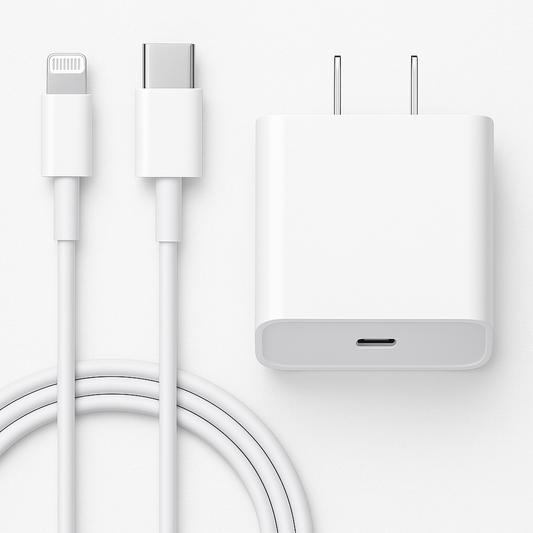 Cargador Rápido USB-C + Cable Lightning – 20W